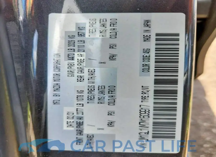 JM1GL1VM7M1609917# 13
