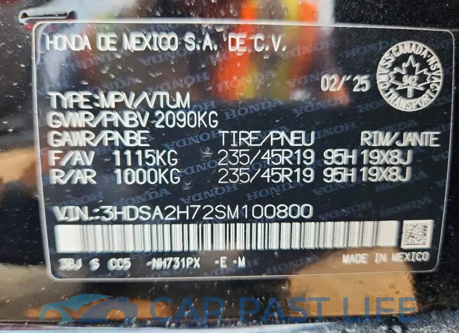 3HDSA2H72SM100800# 13