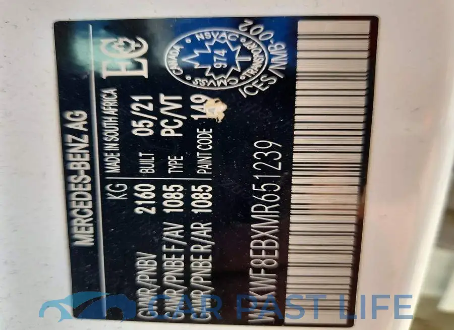 W1KWF8EBXMR651239# 13