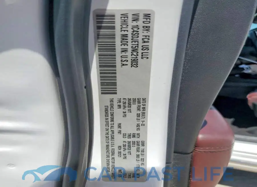 1C4SDJET5NC219032# 13