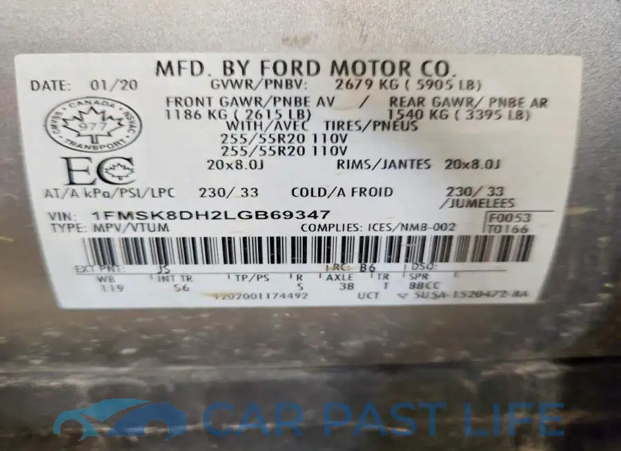 1FMSK8DH2LGB69347# 14