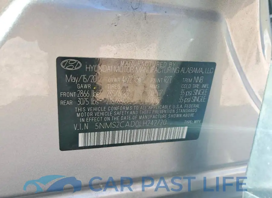 5NMS2CAD0LH242720# 13
