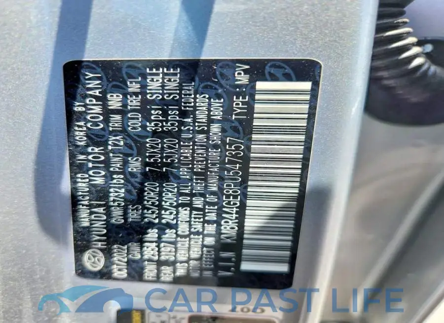 KM8R44GE8PU547357# 13