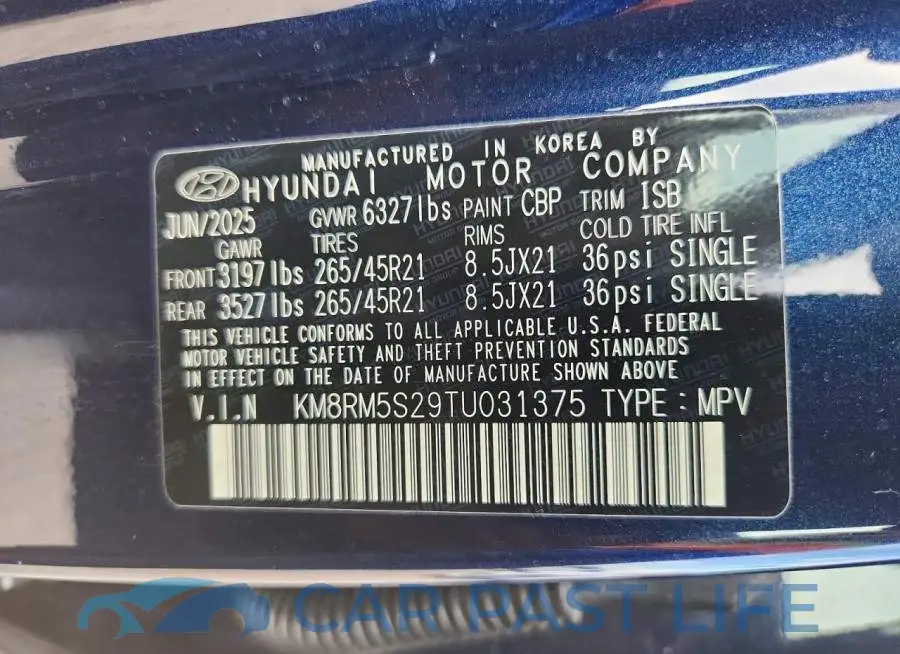 KM8RM5S29TU031375# 13