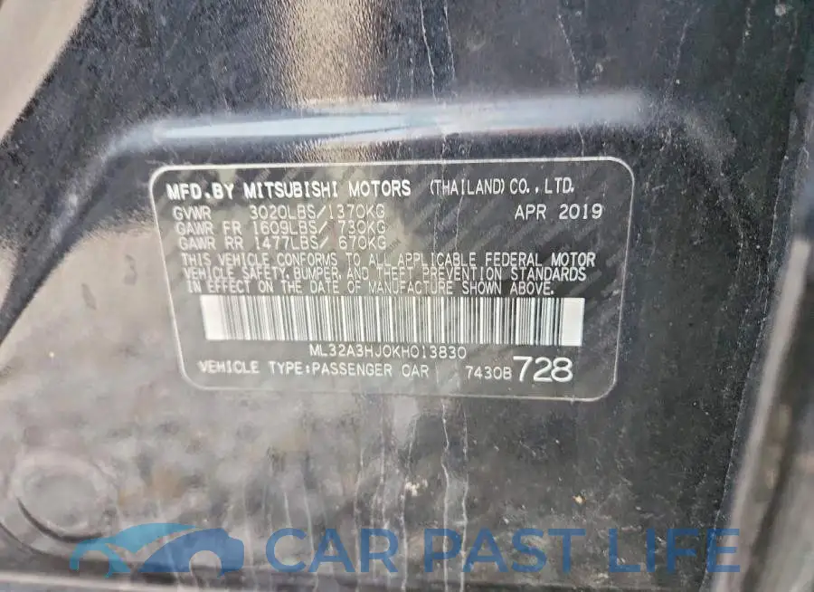 ML32A3HJ0KH013830# 12