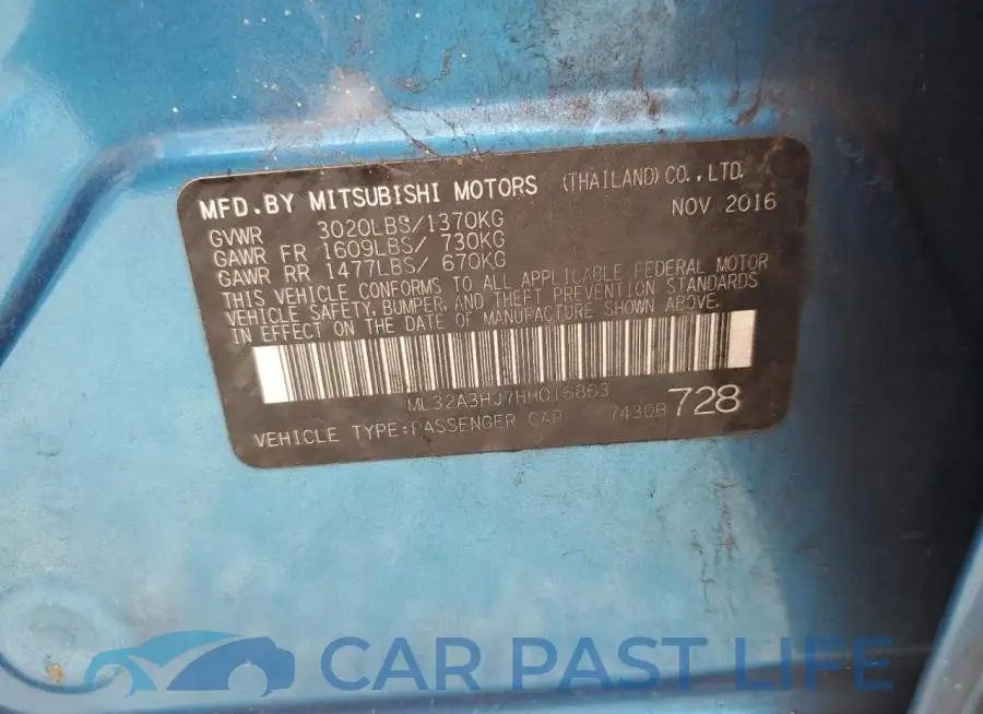 ML32A3HJ7HH016863# 12