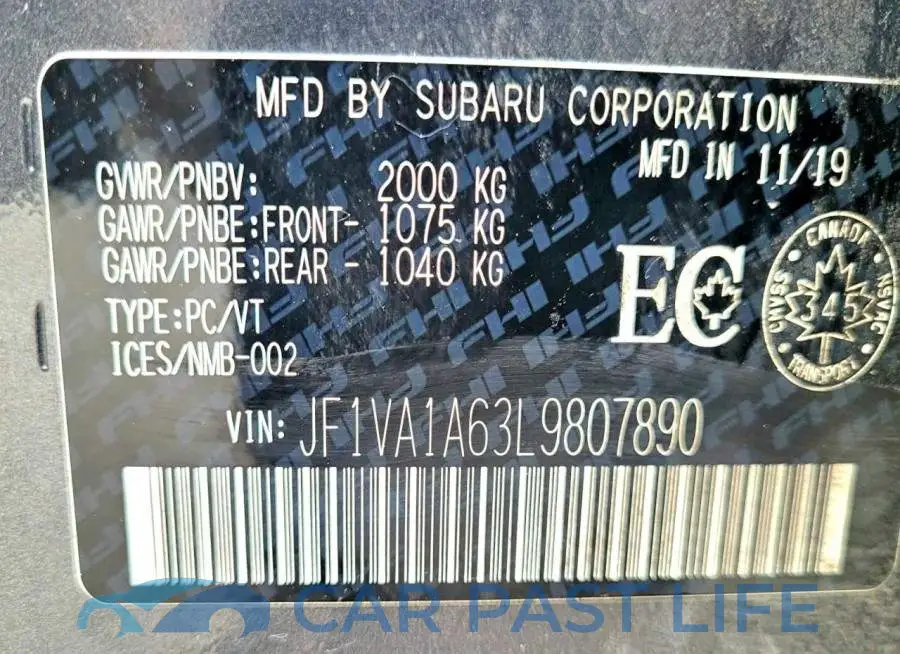 JF1VA1A63L9807890# 10