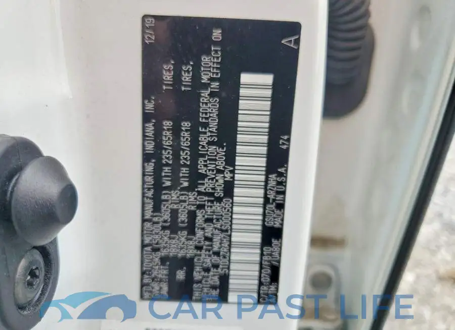 5TDCZRAH7LS000560# 14
