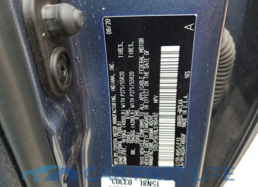 5TDJY5G19LS180492# 12