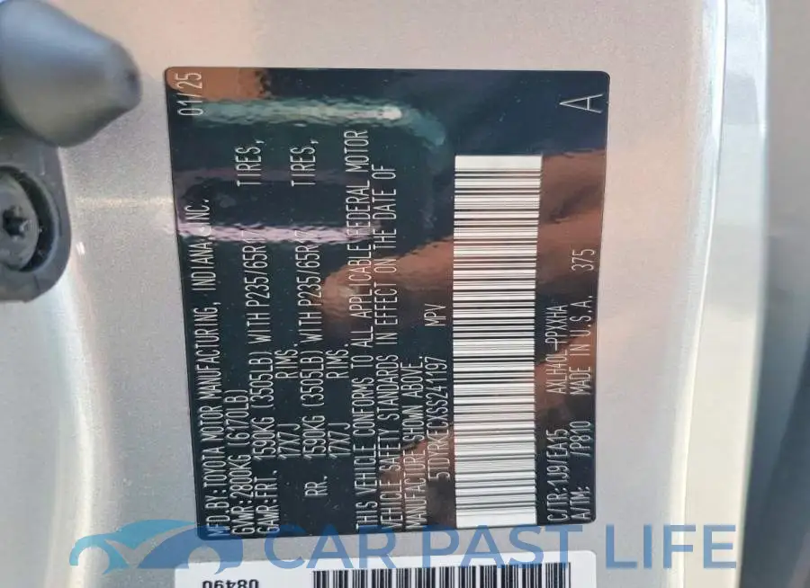 5TDYRKECXSS241197# 13