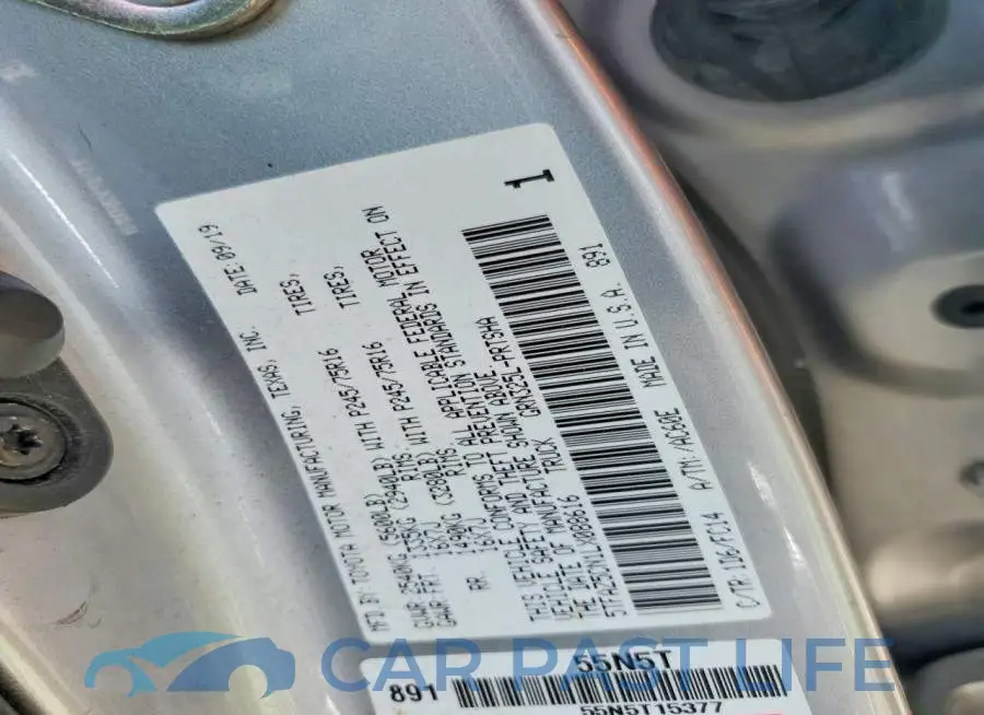 5TFAZ5CN1LX088616# 12