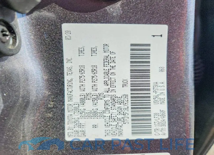 5TFDY5F18LX932160# 12