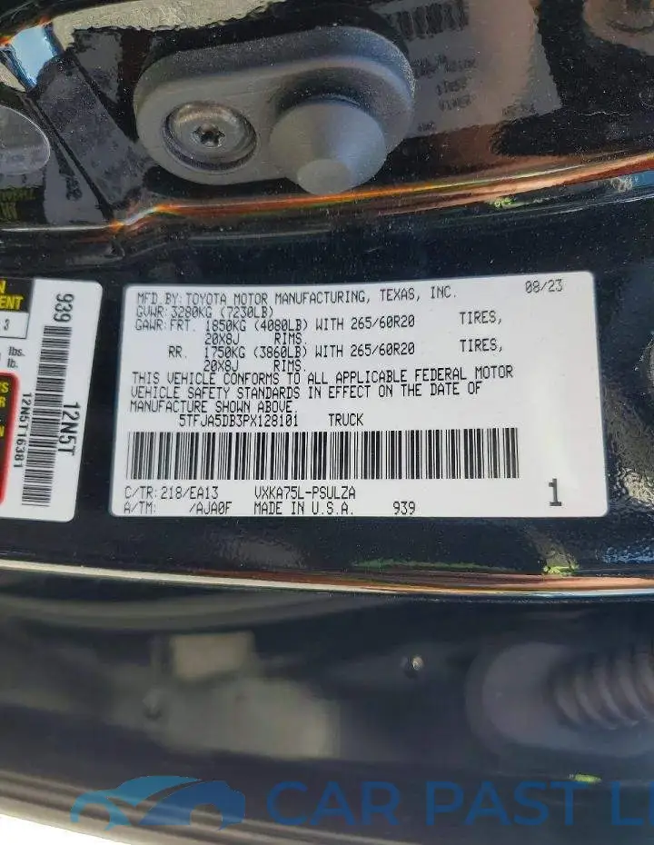 5TFJA5DB3PX128101# 12