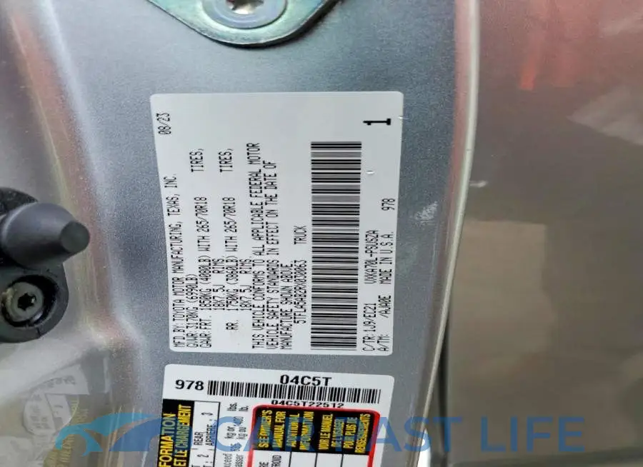 5TFLA5AB2RX030063# 13