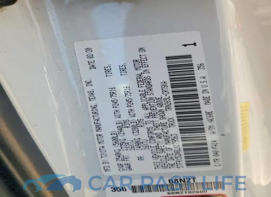 5TFRX5GN8LX179563# 13
