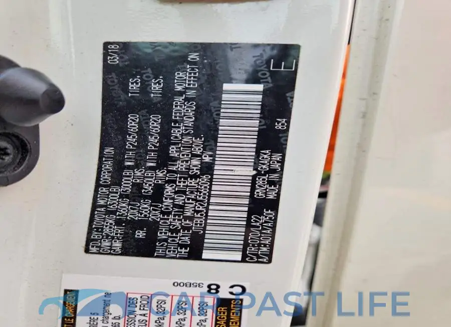 JTEBU5JR2J5565096# 13