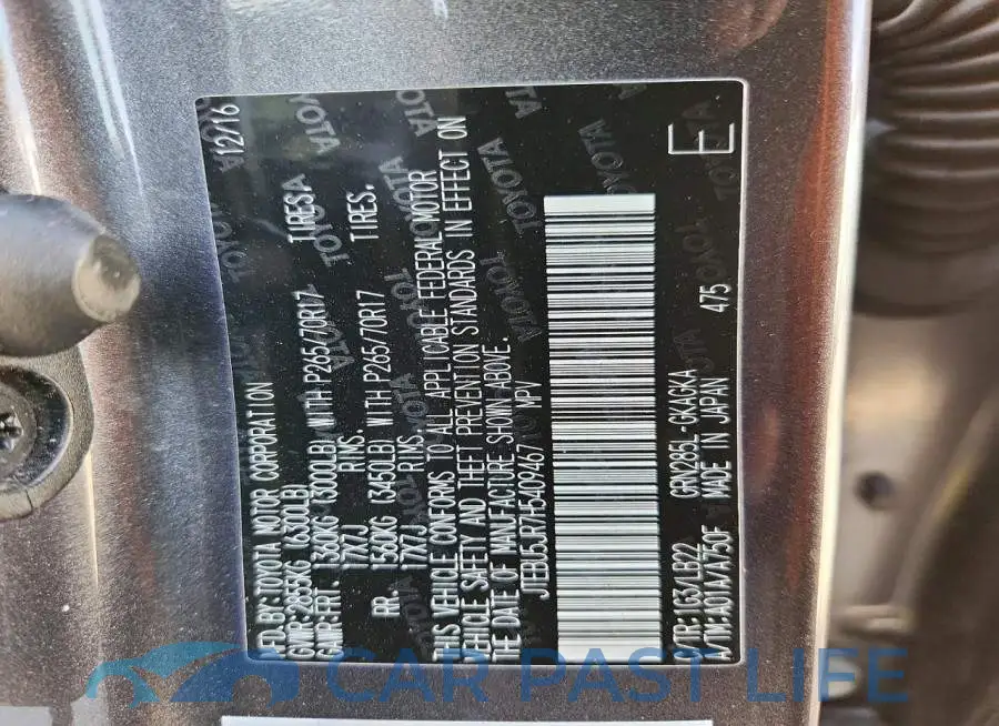 JTEBU5JR7H5409467# 13