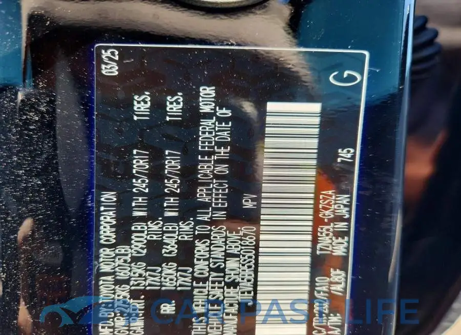 JTEVA5BR5S5018670# 12