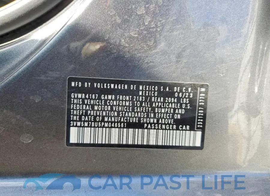 3VW5M7BU5PM046561# 12