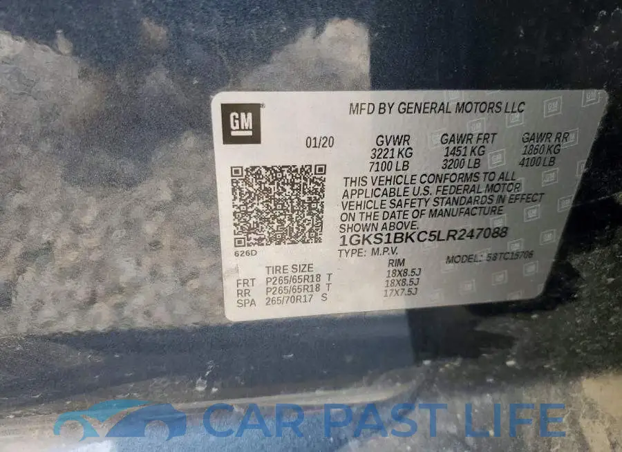 1GKS1BKC5LR247088# 14