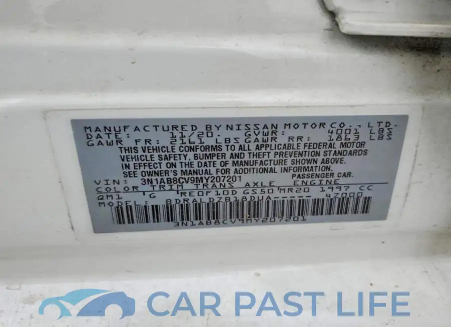 3N1AB8CV9MY207201# 12