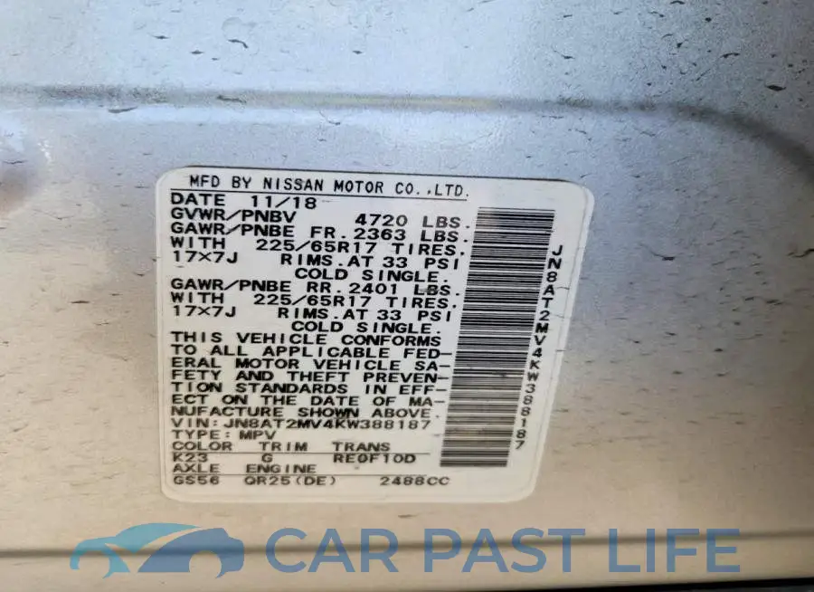 JN8AT2MV4KW388187# 13