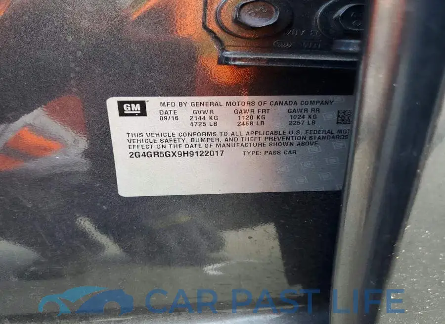 2G4GR5GX9H9122017# 13