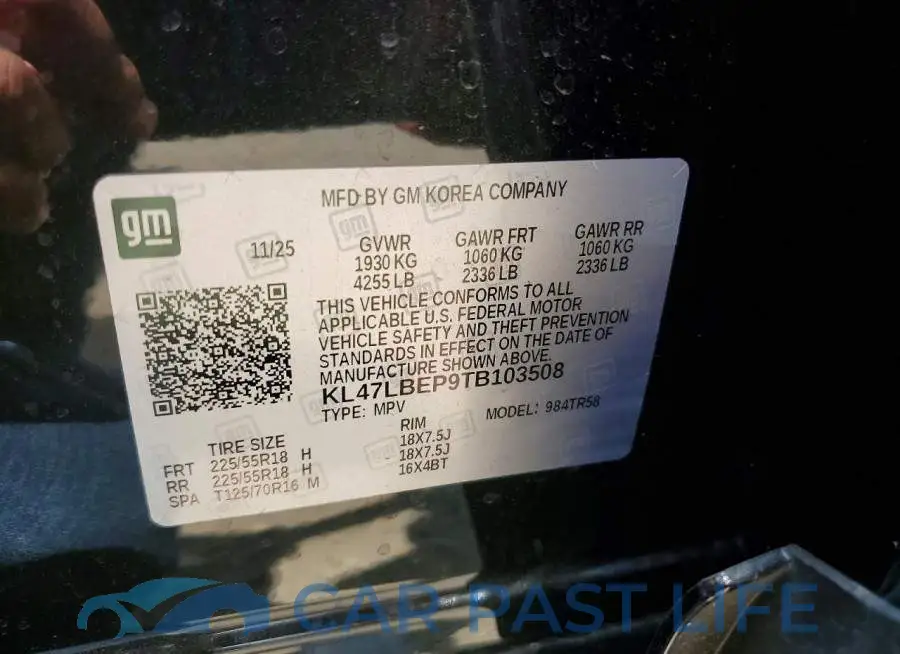 KL47LBEP9TB103508# 13