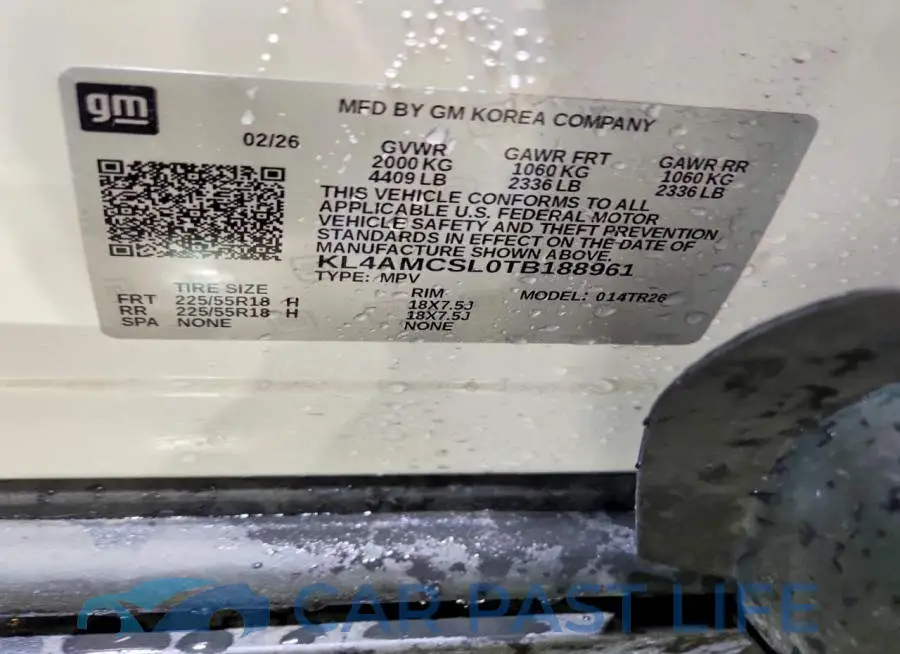 KL4AMCSL0TB188961# 14