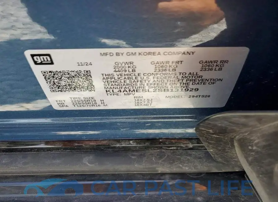 KL4AMESL2SB131929# 12