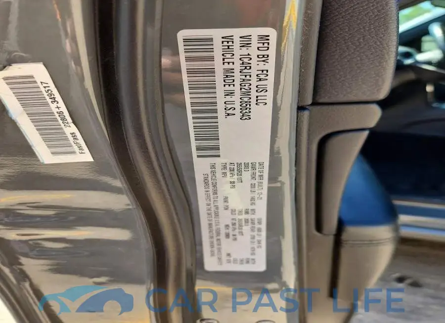 1C4RJFAG2MC856343# 12