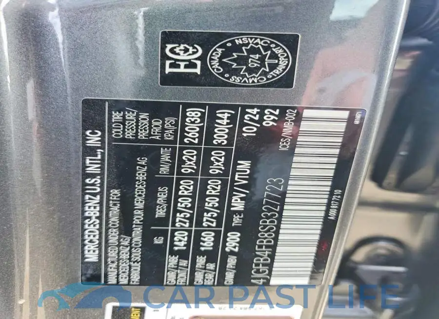 4JGFB4FB8SB327723# 13