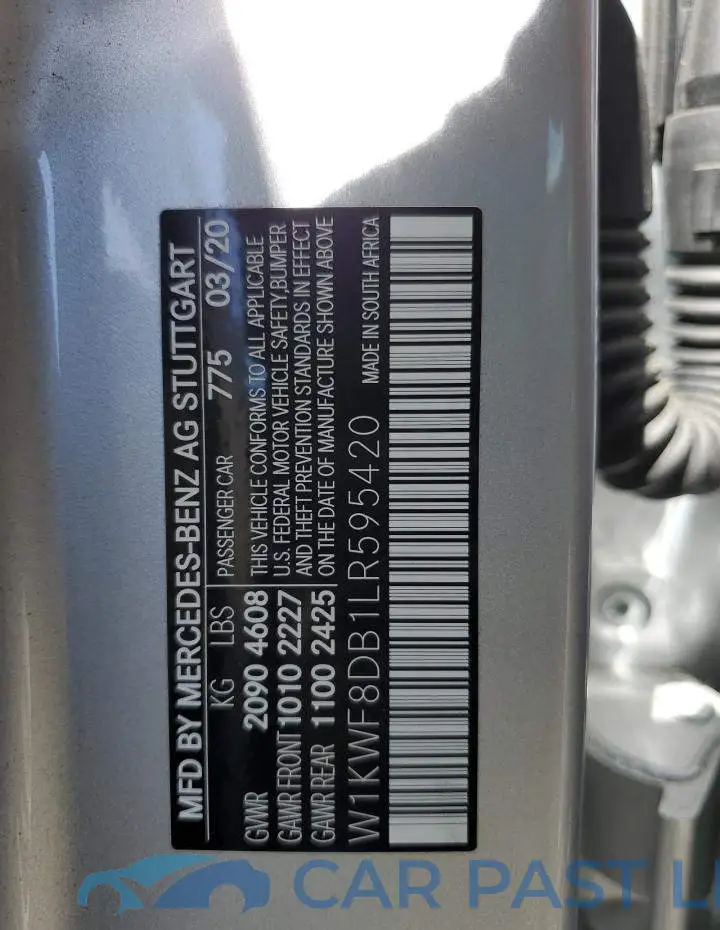 W1KWF8DB1LR595420# 12