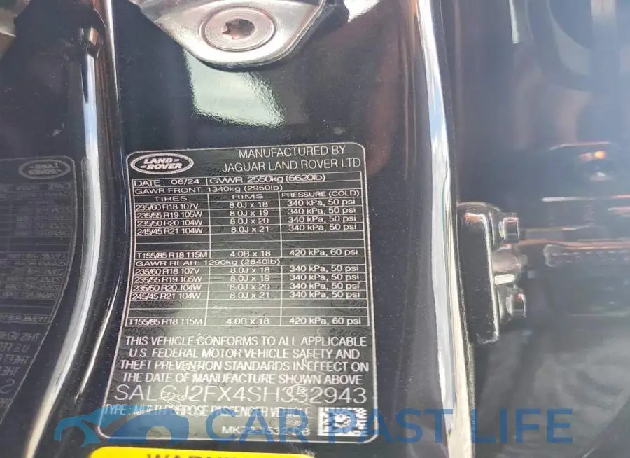 SALCJ2FX4SH352943# 14