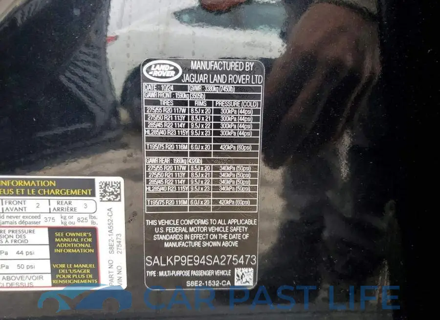 SALKP9E94SA275473# 14