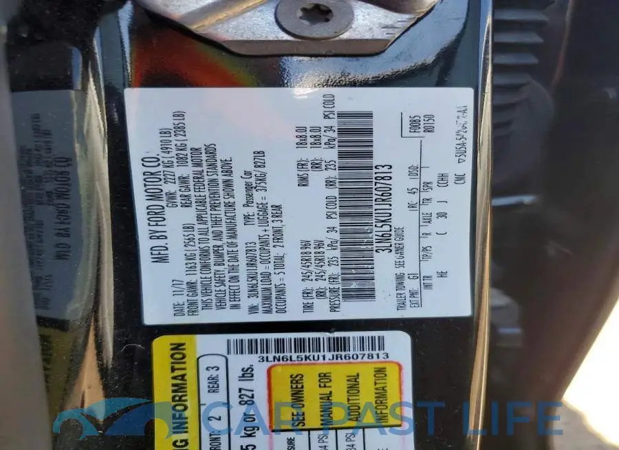 3LN6L5KU1JR607813# 12