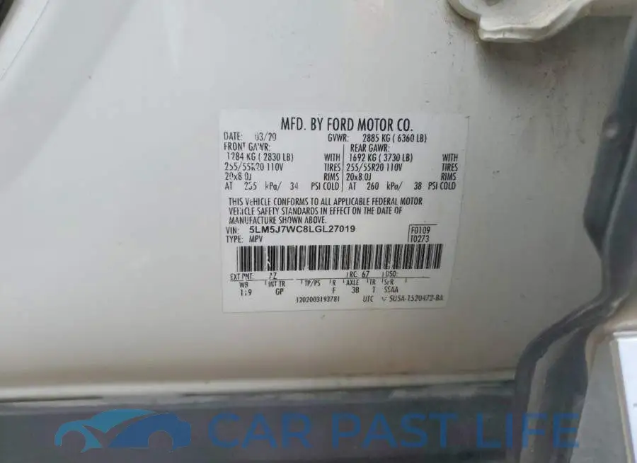 5LM5J7WC8LGL27019# 14