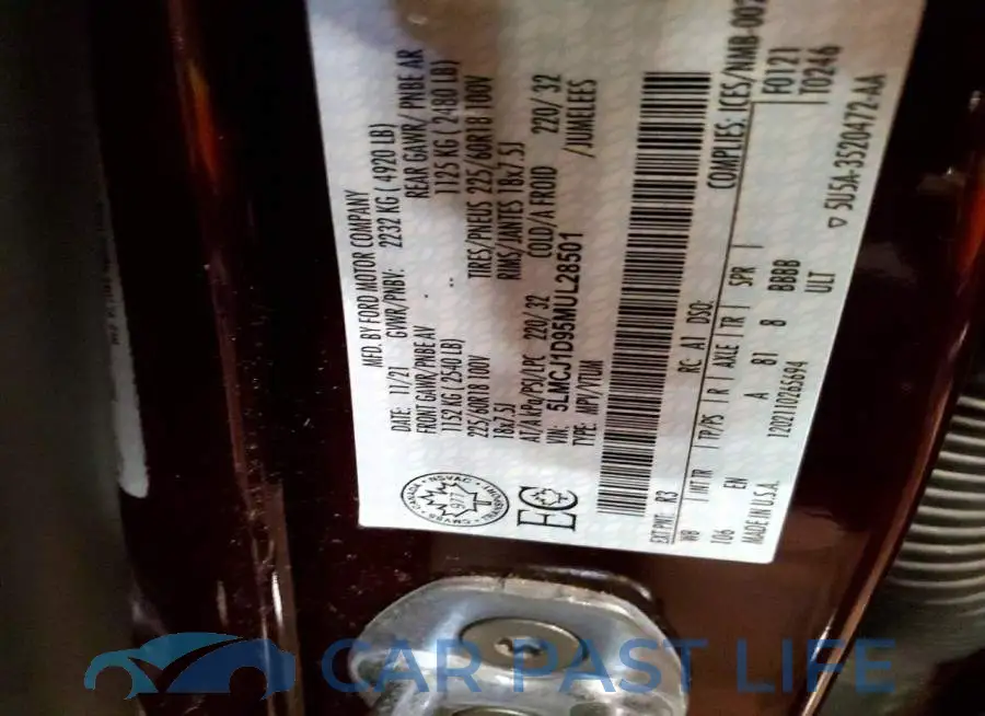 5LMCJ1D95MUL28501# 14