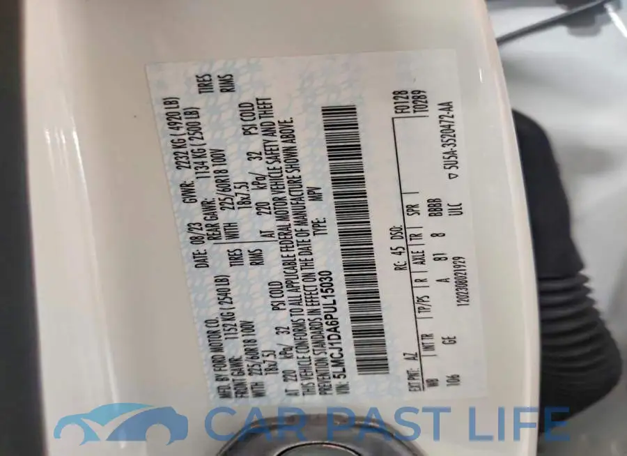 5LMCJ1DA6PUL15030# 13