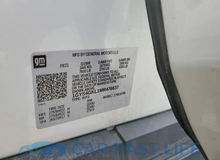 1GYS4GKL1MR476637# 14