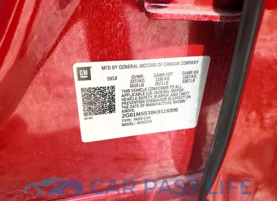 2G61M5S38K9118306# 12