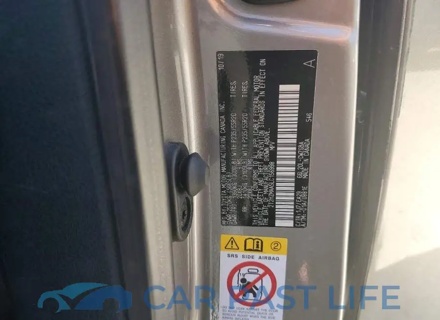 2T2HZMAA5LC156998# 13