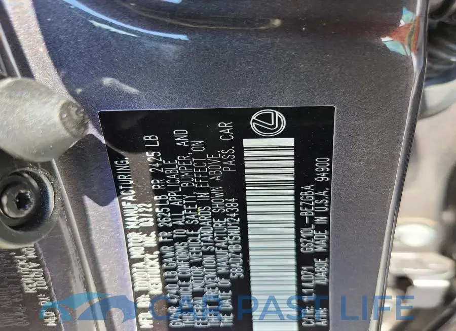 58ADZ1B15NU124384# 12