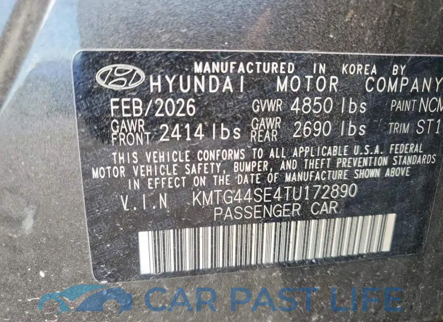 KMTG44SE4TU172890# 12