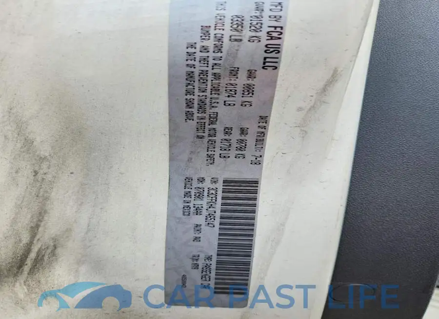 3C3CFFKH4JT465147# 13