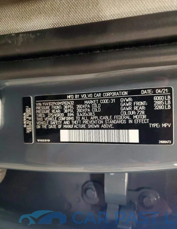 YV4102PK6M1762432# 13