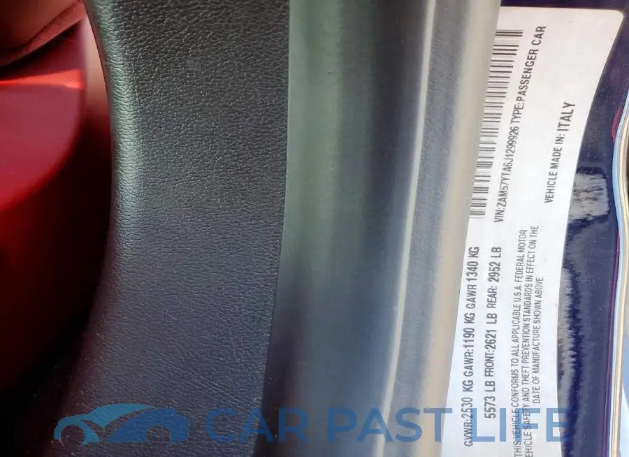 ZAM57YTA6J1299926# 12