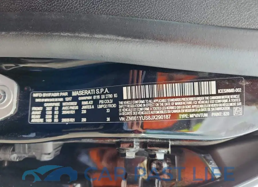 ZN661YUS8JX290187# 13