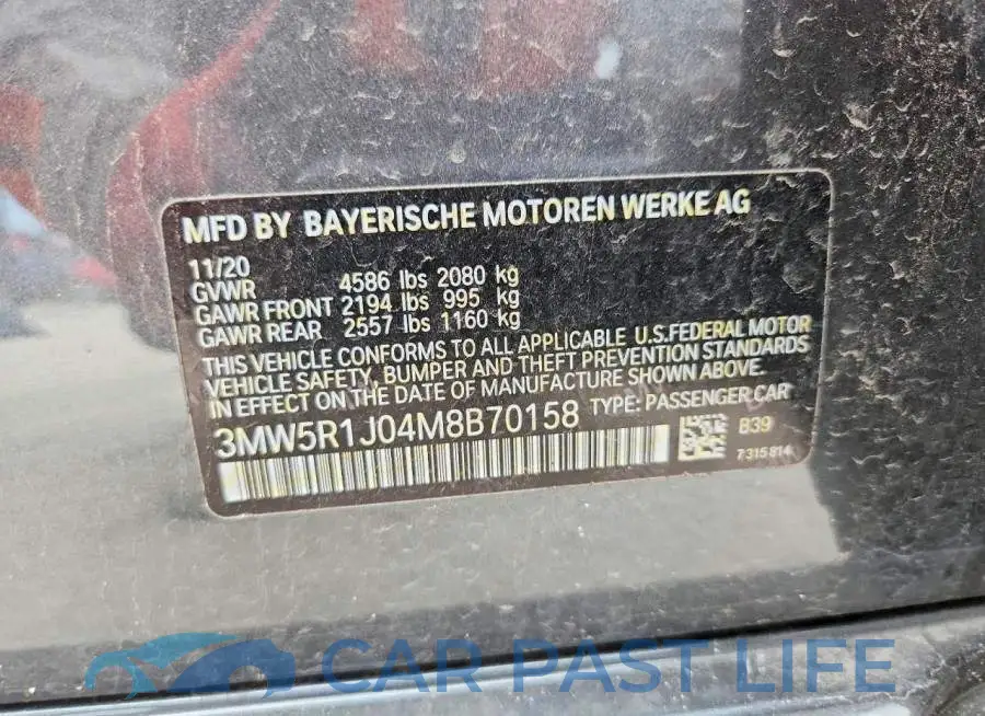 3MW5R1J04M8B70158# 13