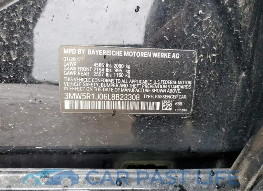 3MW5R1J06L8B23308# 12
